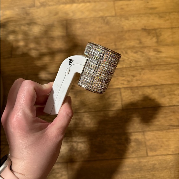 Silver Rhinestone Wallflower Plug - Picture 3 of 5